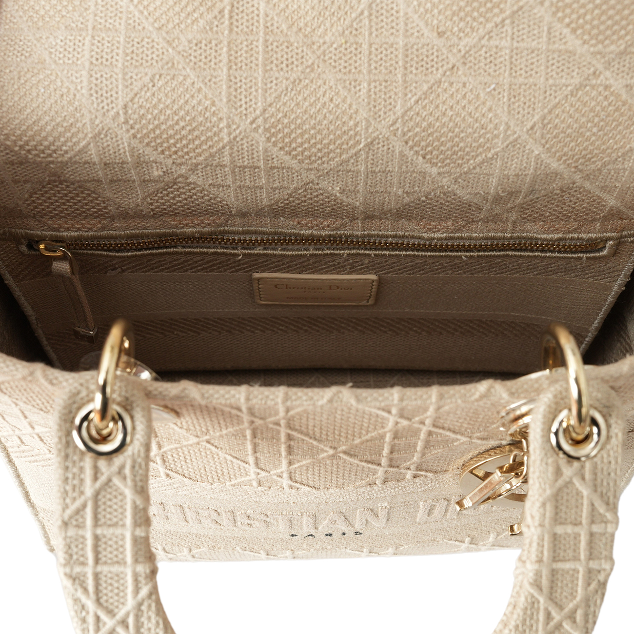 CHRISTIAN DIOR(USED)크리스찬디올 레이디 D LITE 미디엄 백